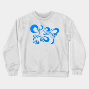 Blue squiggles Crewneck Sweatshirt